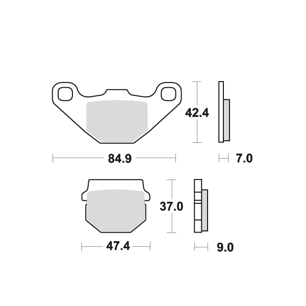 Placute Frana TRW Lucas MCB519 JMT - Siguranta