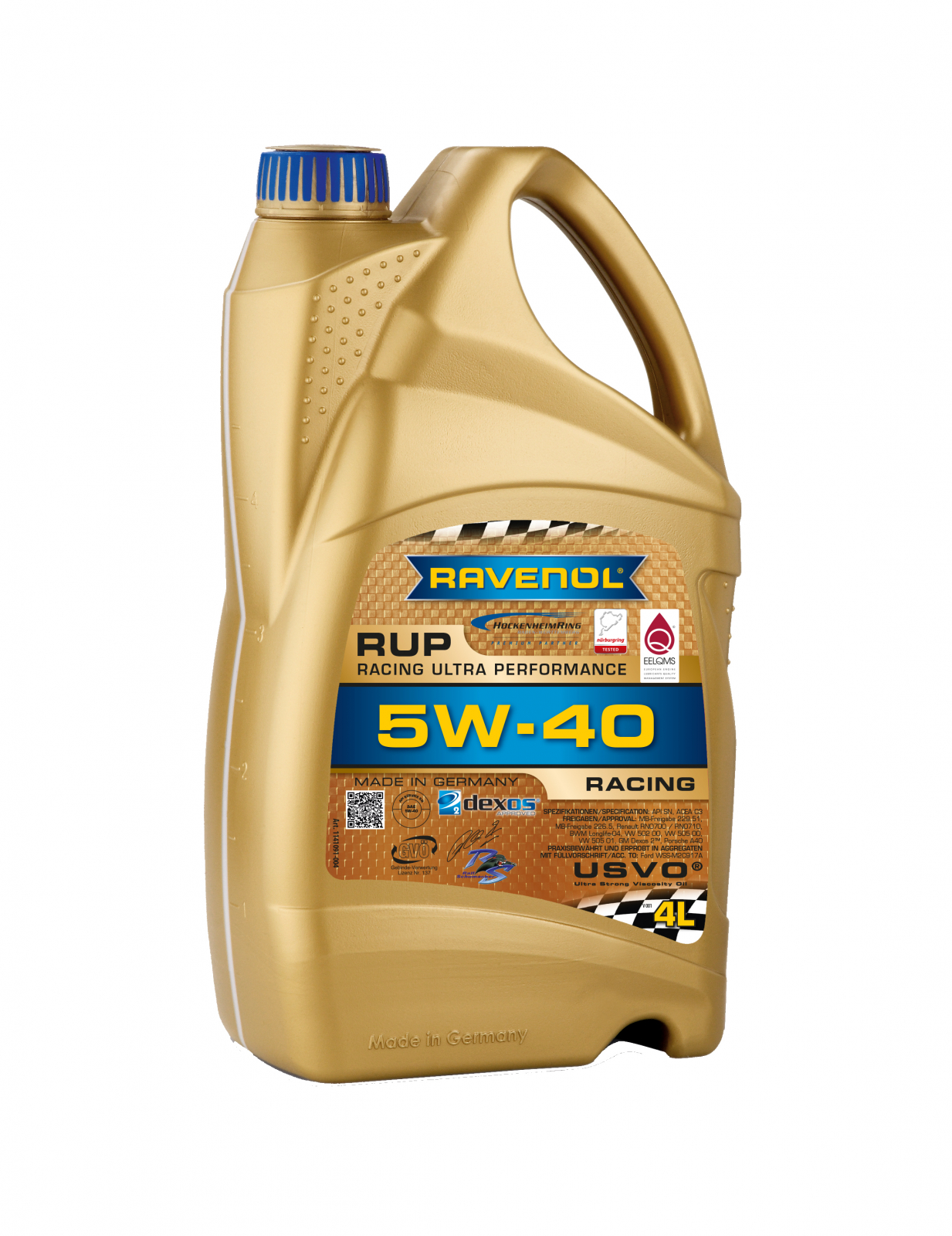 Ulei motor Ravenol RUP USVO 5W-40 4L, sintetic PAO