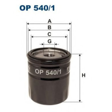 Filtru Ulei Filtron OP540 - Compatibilitate Extinsă