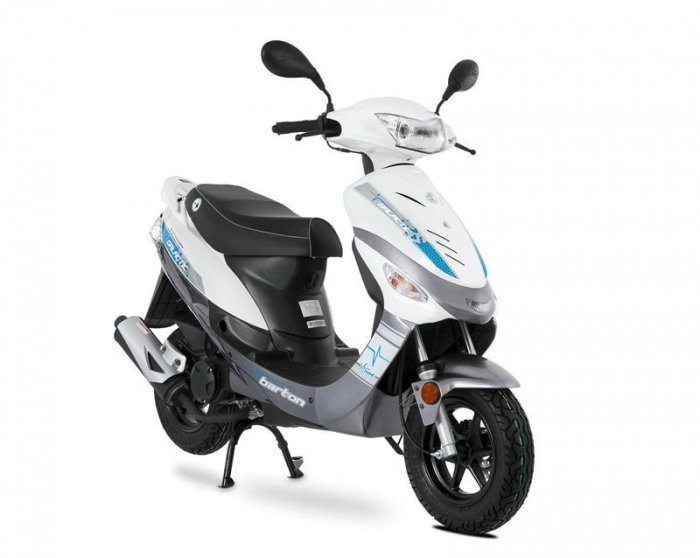 Scuter Barton Galactic 50cc - Albastru/Alb