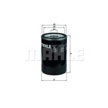 Filtru Ulei MAHLE OC 571 - Protecție Motor