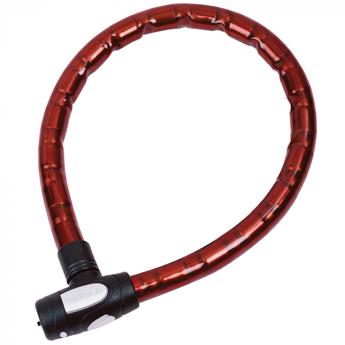 Cablu antifurt Oxford Barrier roșu 1.4m