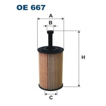 Filtru ulei Filtron OE667 | Protecție Motor