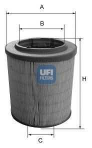 Filtru Aer UFI 27.628.00 - Protecție Premium Motor