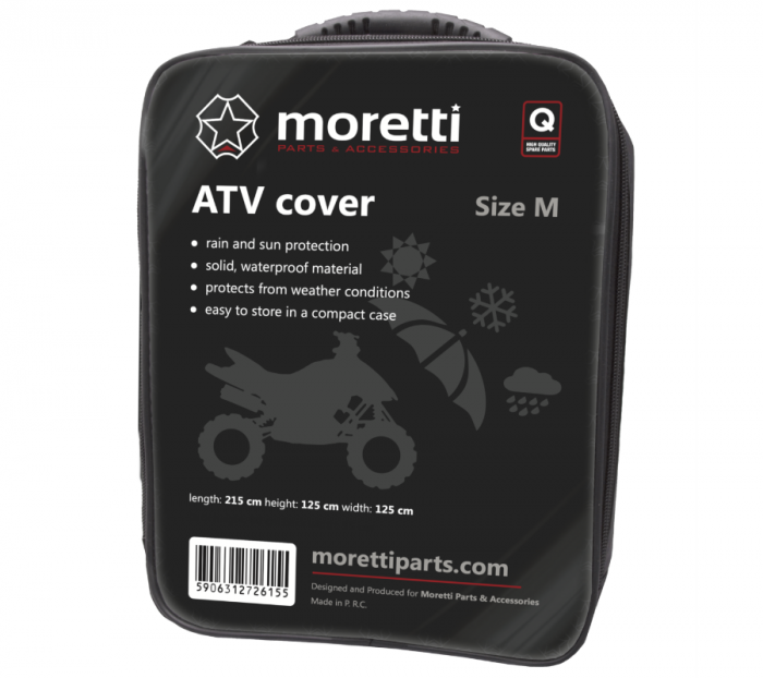 Prelata ATV MMX Negru M - Impermeabilă