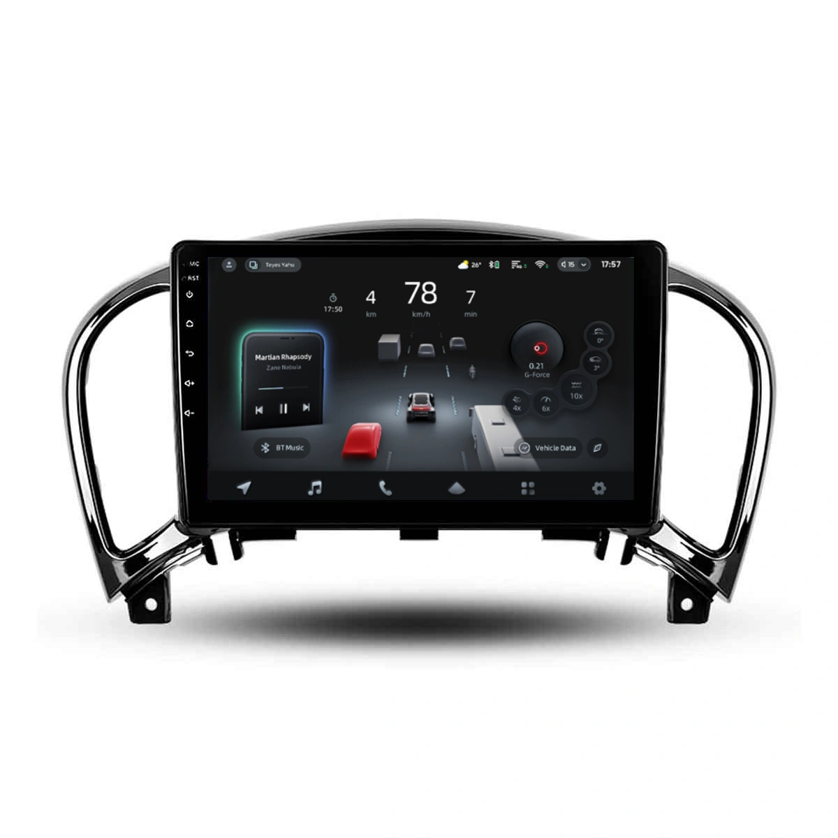 Teyes CC4 PRO: Navigatie AI pentru Nissan Juke