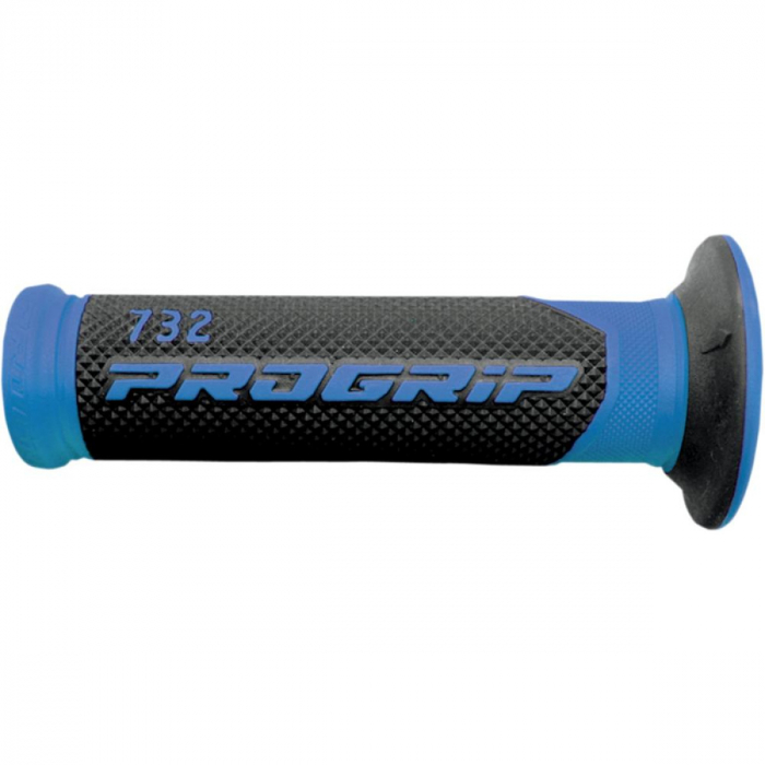 Mansoane Progrip 732 capat inchis 22mm Negru/Albastru