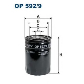 Filtru ulei FILTRON OP592 9 - Protecție motor