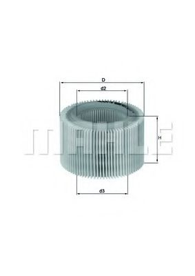 Filtru aer MAHLE ORIGINAL LX 718 Performanță
