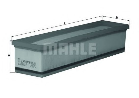 Filtru aer KNECHT LX 1849 - Protecție Motor