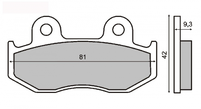 Placute Frana Rms | Siguranță Maxima SH 150