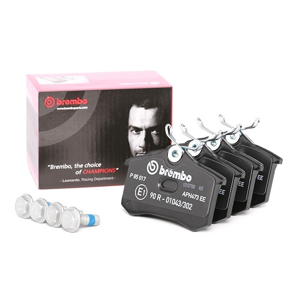 Plăcuțe Frână Spate Brembo P 85 017 - Siguranță