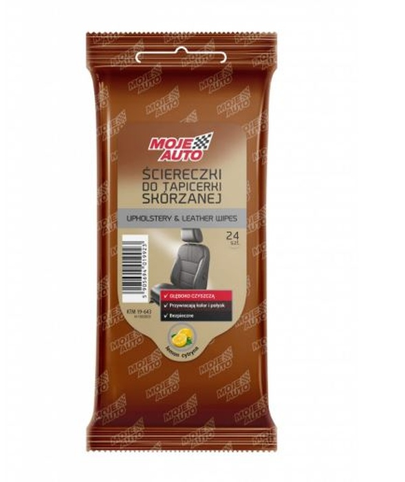 Set 24 servetele piele Moje Auto | Curățare rapidă