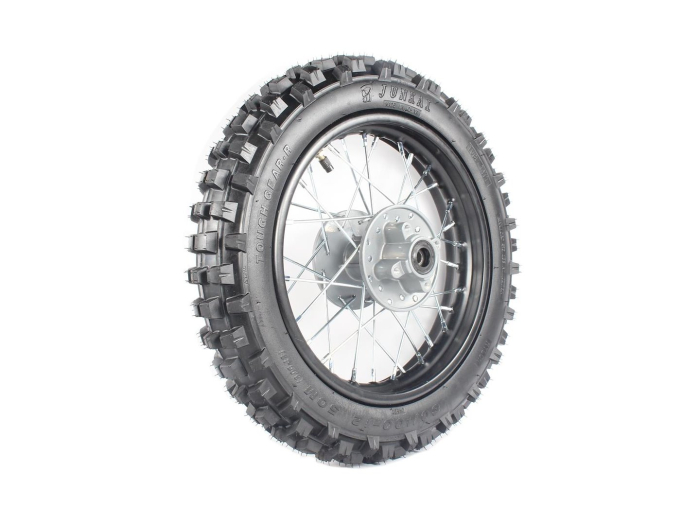Roata completa cross 125cc 80/100-12 Roy, negru