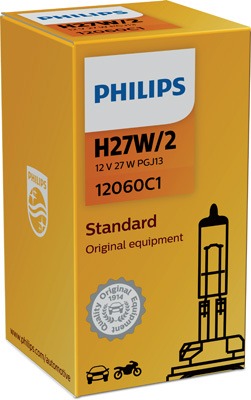 Bec Proiector Philips H27W/2 Viziune Superioară