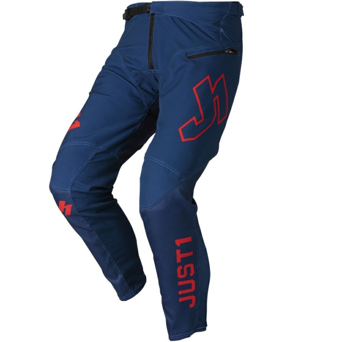 Pantaloni ATV Cross Just1 J-Flex Dual Bleumarin/Rosu