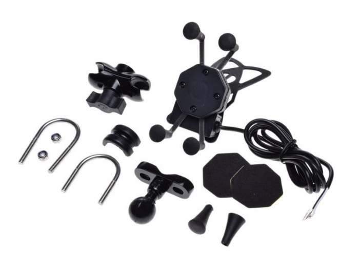 Suport Telefon Auto Universal cu Priza USB Wmx