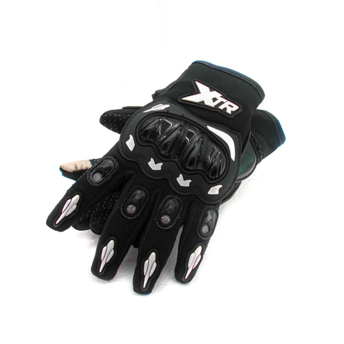 Manusi enduro XTR Senior X3, albe, marimea 2XL