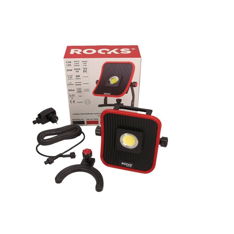 Lampa de lucru LED ROOKS OK-03.3008, 3000lm