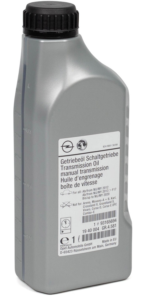 Ulei transmisie manuala GM 75W80 1L Opel 93165694