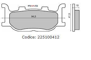 Placute Frana RMS Sinter Yamaha | Performanta Superioara
