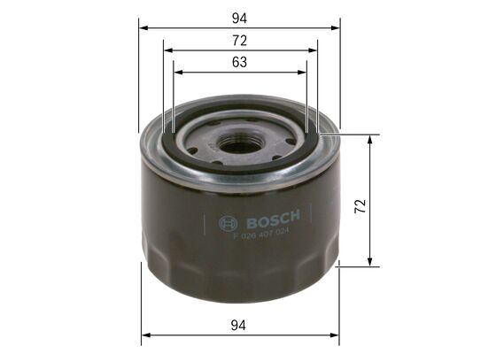 Filtru Ulei Bosch F 026 407 024 | Protecție Motor