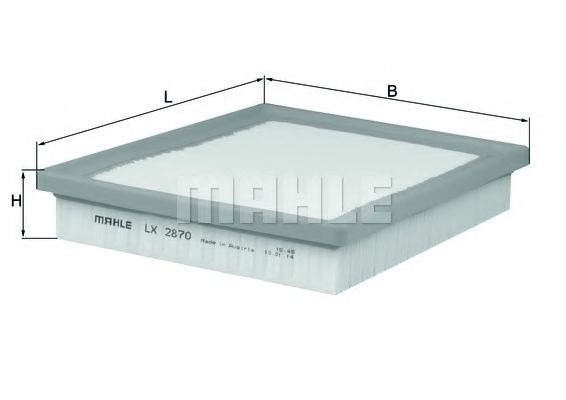 Filtru aer KNECHT LX 2870 | Compatibil Lexus/Toyota