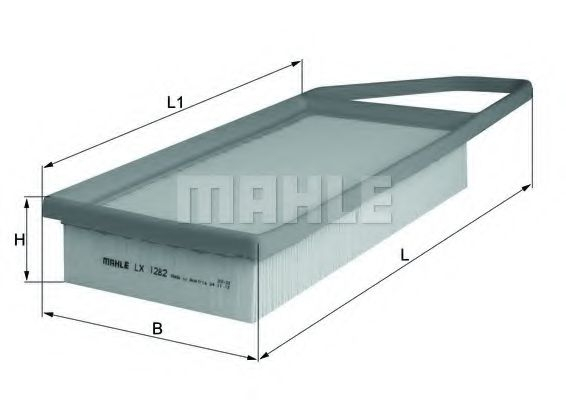 Filtru aer KNECHT LX 1282 - Compatibilitate universală