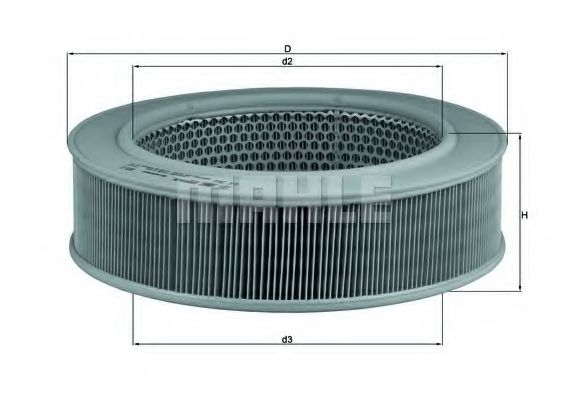 Filtru Aer Mahle LX264 - Protecție Motor