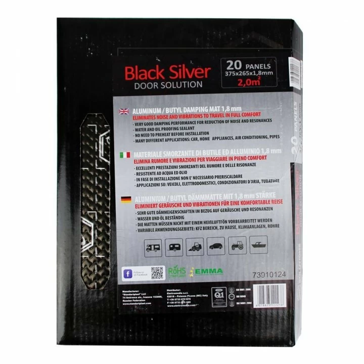Insonorizant STP Black Silver | Vibroabsorbant Premium