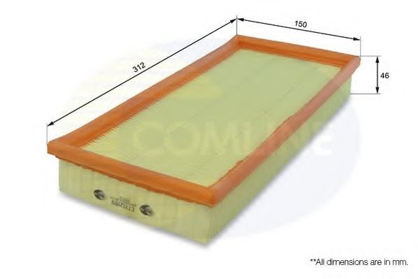 Filtru Aer Comline CTY12199 - Protecție Motor