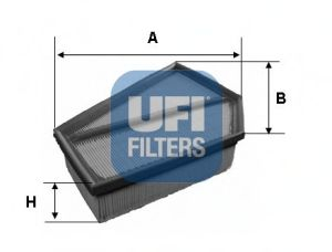 Filtru aer UFI 30.349.00 Volvo Diesel