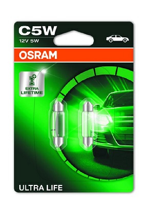 Set Becuri Osram C5W Ultra Life, Durabilitate Maximă