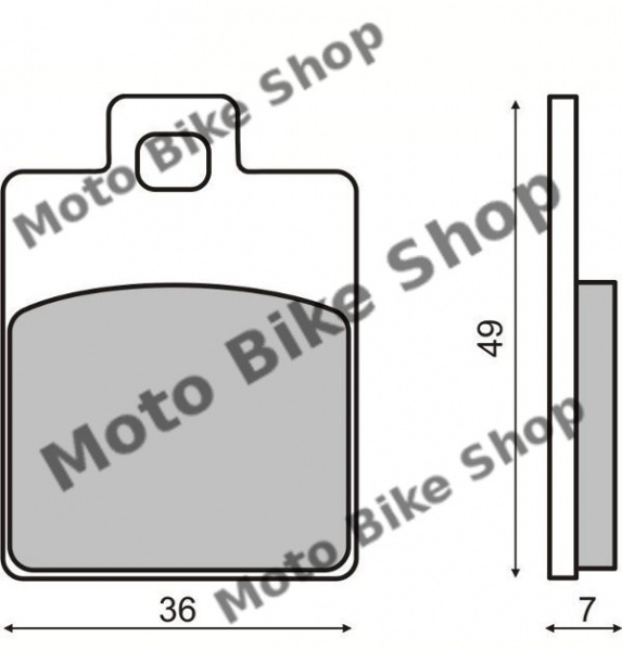 Placute Frana Olympia Piaggio Zip Vespa - Siguranta Maxima