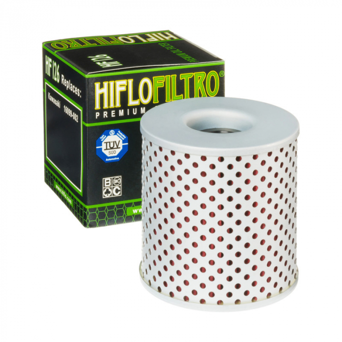 Filtru Ulei Hiflofiltro HF126 | Kawasaki OEM - imagine 2