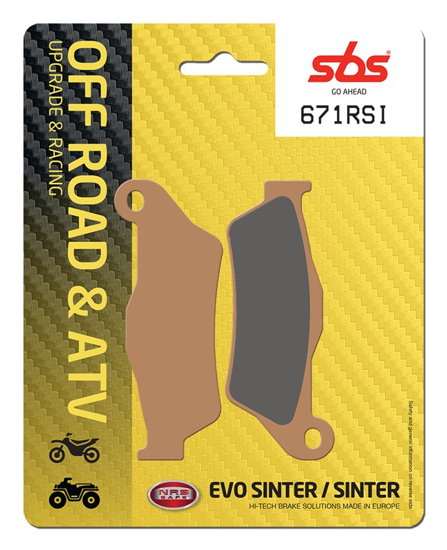 SBS Placute Frana Offroad ATV 671RSI Evo Sinter