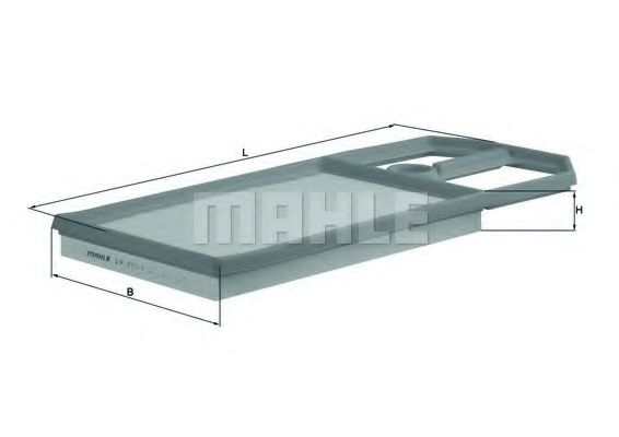 Filtru Aer Mahle LX 571 - Protecție Motor