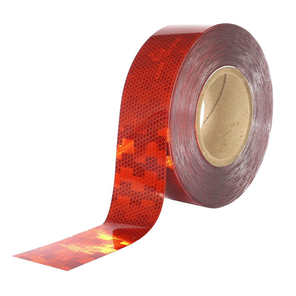 Banda reflectorizanta Avery rosu 50.8mm x 50m ECE 104