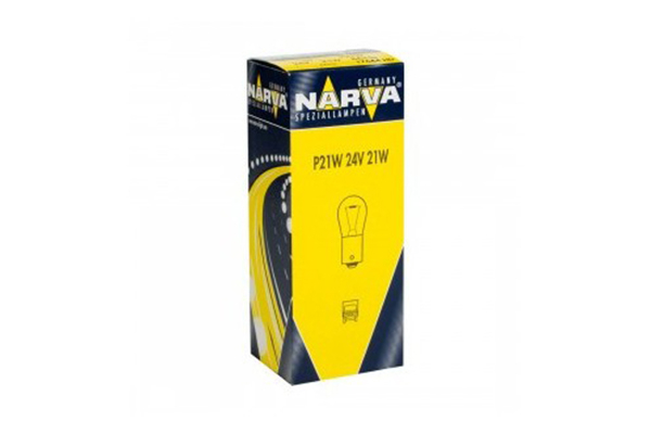 Narva Set 10 Becuri Semnalizare 24V P21W