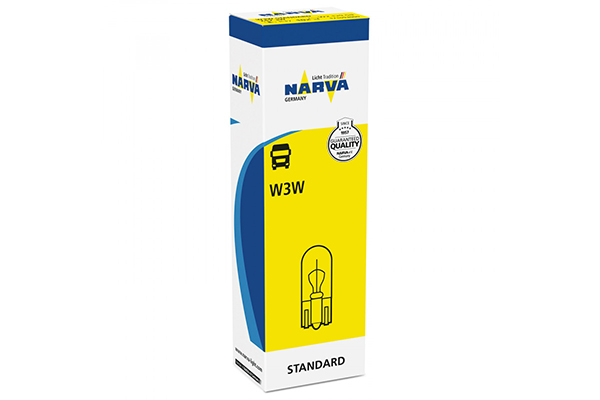 Becuri Auto Narva 24V Fara Soclu W3W - Set 10