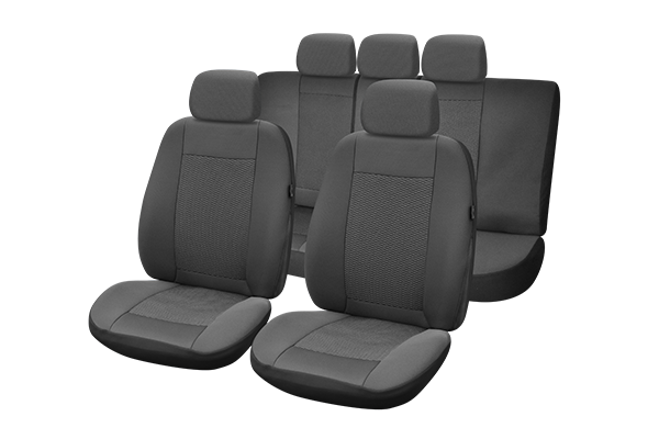 Set Huse Scaun Lux Negru Umbrella, compatibile AIRBAG