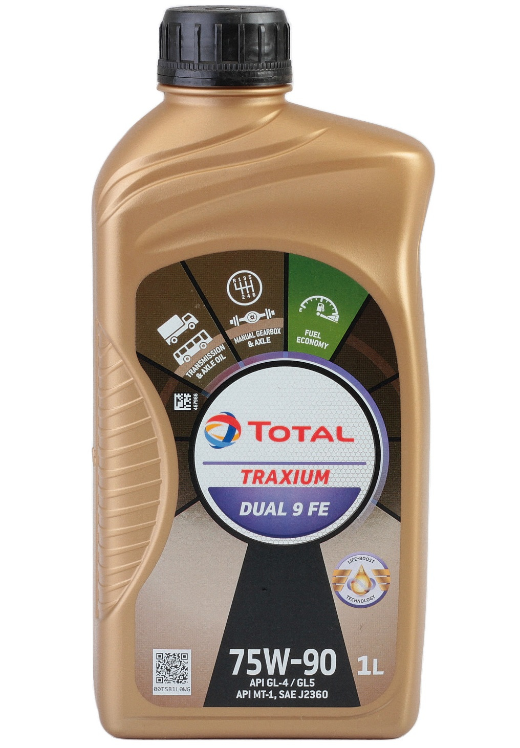 Ulei cutie viteze manuala Total Traxium Dual 9 FE 75W90 1L