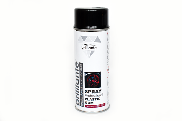 Vopsea Spray Cauciucata Brilliante Negru 400ml