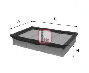 Filtru Aer Sofima S3396A - Protecție Motor BMW X3