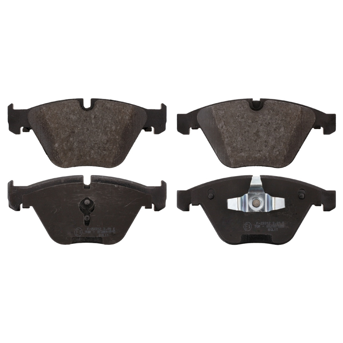 Set Placute Frana Fata Febi 16728 | Omologate ECE R90