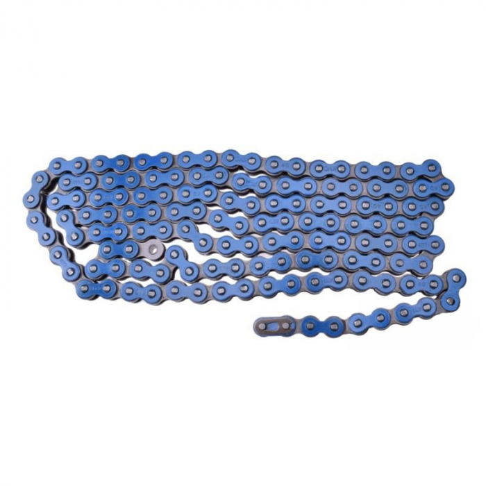 Lant transmisie moto WMX 420-138 albastru - imagine 1