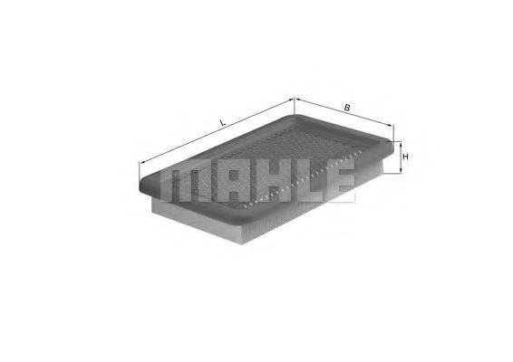 Filtru Aer Mahle LX 542 - Protecție Motor