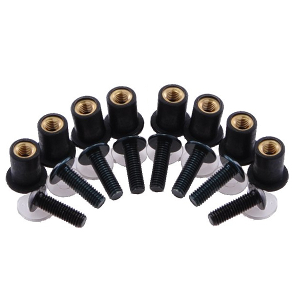 Set 8 Suruburi Parbriz Moto WMX | Prindere Sigura