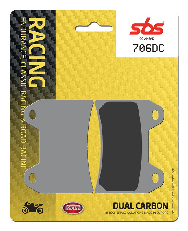 SBS 706DC Placute Frana Racing Dual Carbon