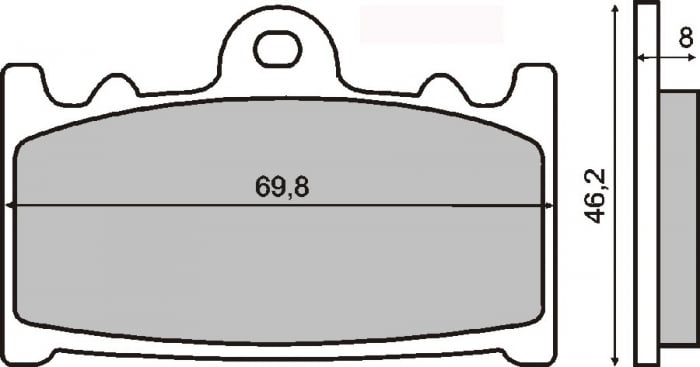 Placute Frana RMS Organice | Franare Sigură - imagine 6
